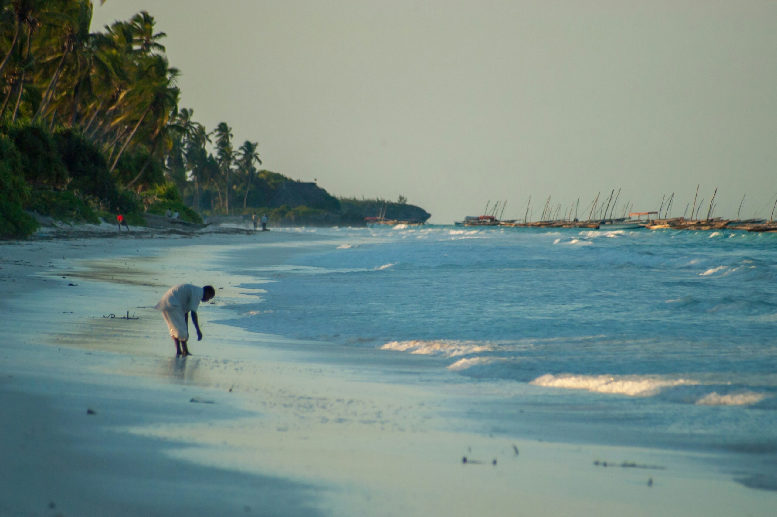 Coastal view of one of Zanzibar's beach areas